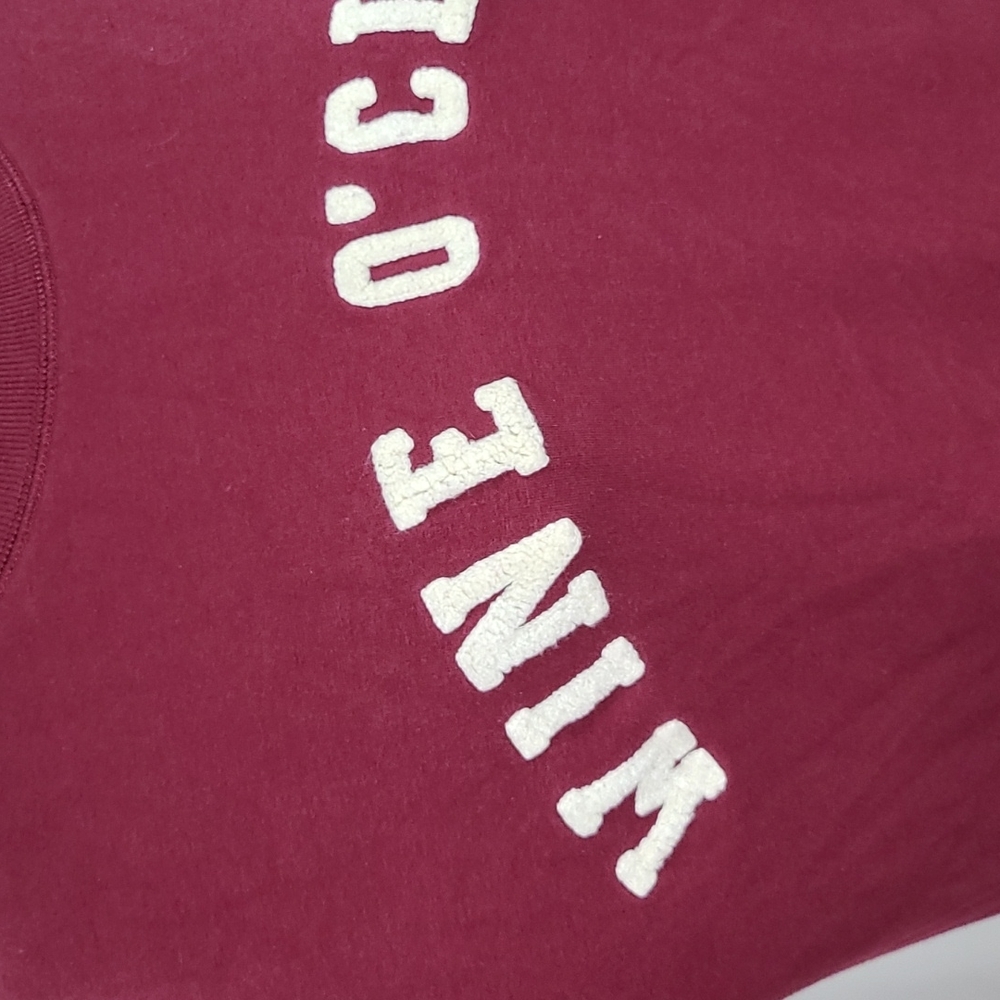 GreenTea "Wine O'Clock" High-Low Sweatshirt - Picture 4 of 9